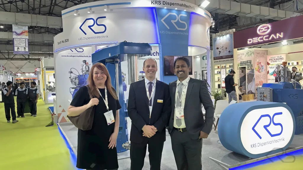 KRS DISPERMAHLTECHNIK exhibition stand at Paint India 2026